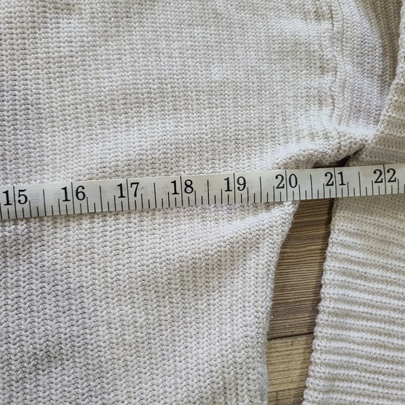 Gap Kids Youth XXL 13 YRS Button Front Cream 2 Pocket Knit Grandpa Cardigan - Picture 4 of 5